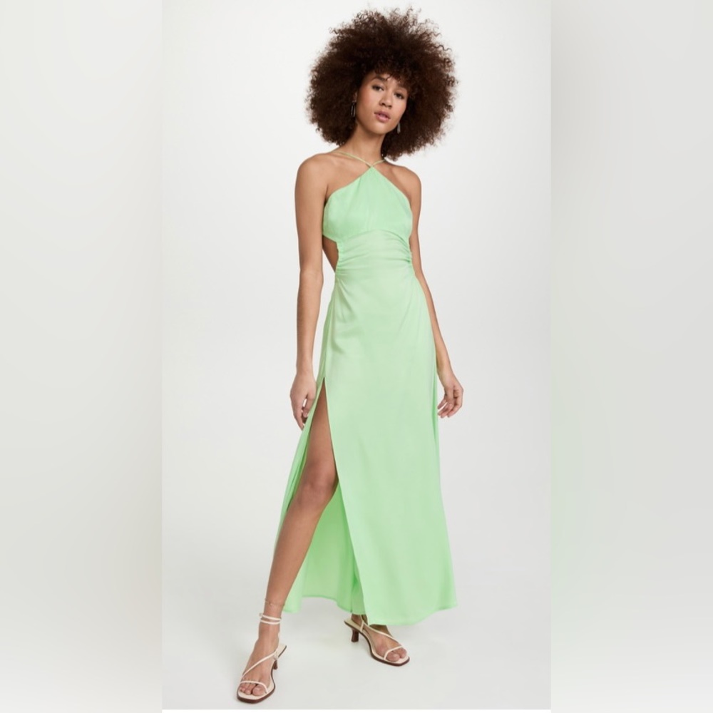 Green for Love & Lemonss Kyra Maxi Dress